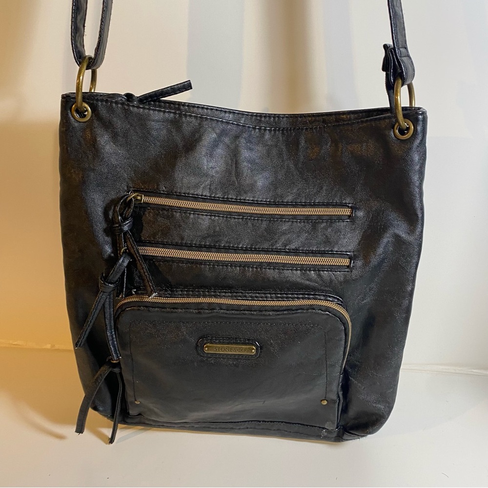 Stone & Co. Leather Crossbody Bag With Adjustable Strap